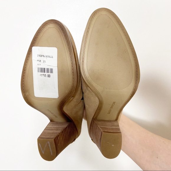 Michael Kors Leather Braden Closed Toe Mules - Picture 8 of 8